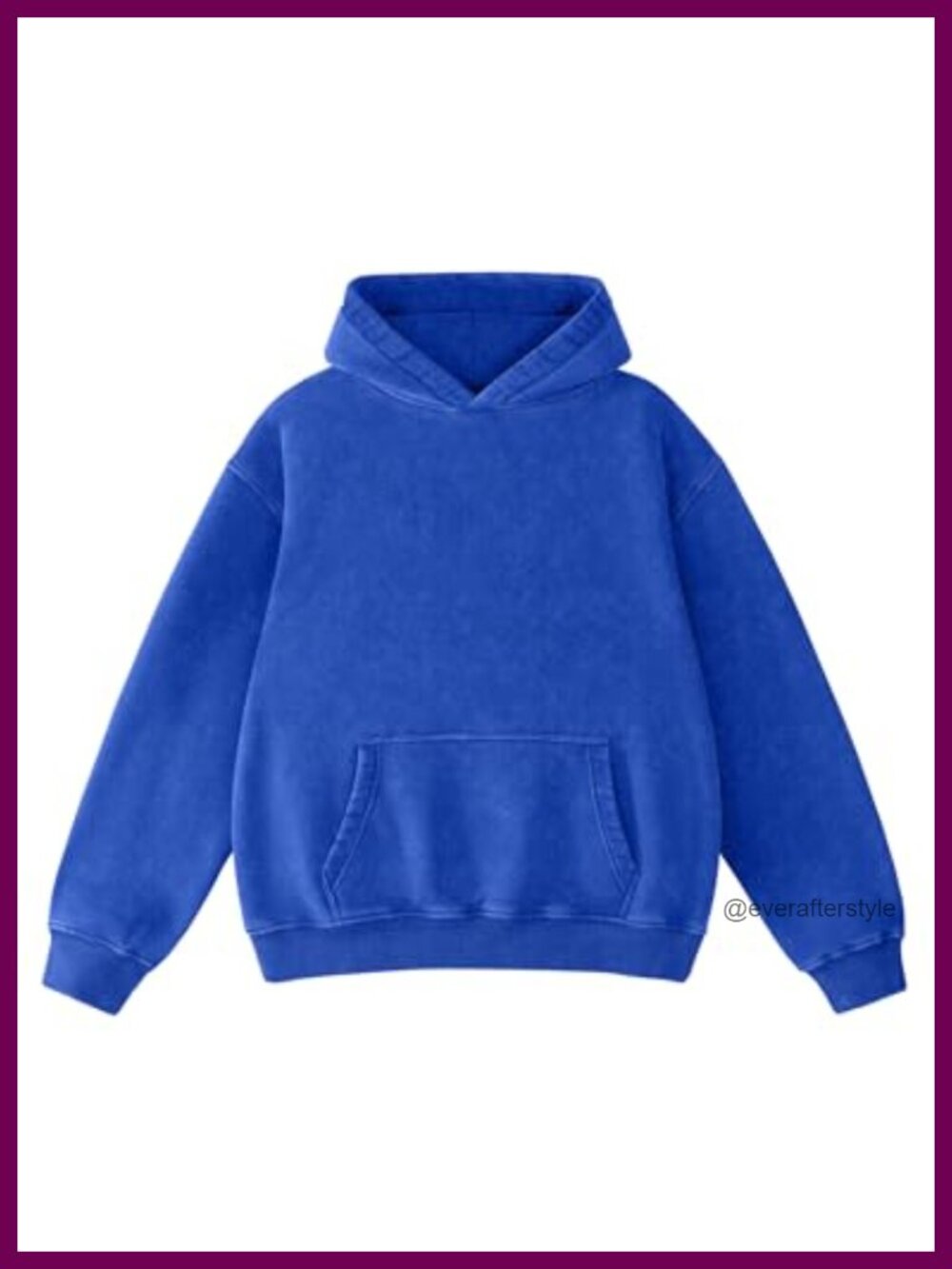 Oversized Heavyweight Hoodie Vintage Acid Wash Pullover Sweatshirt